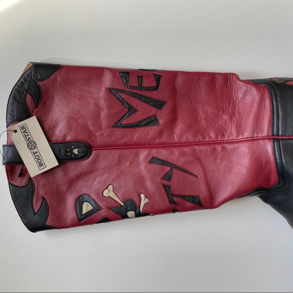 NWT RARE LIBERTY BOOT COMPANY Custom Handmade Bad Kitty Cowboy Boots - Picture 16 of 16